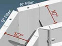 45° HISC 10-Inch Filler