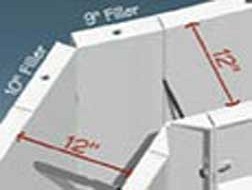 45° HISC 12-Inch Filler