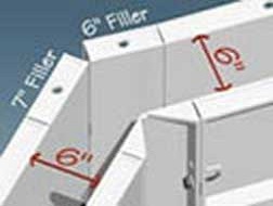 45° HISC 6-Inch Filler