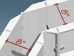 45° HOSC 8-Inch Filler