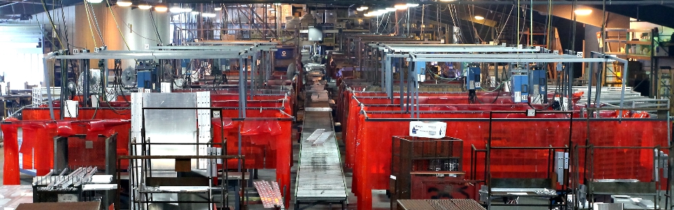 Mass housing construction using WTF aluminum concrete forms